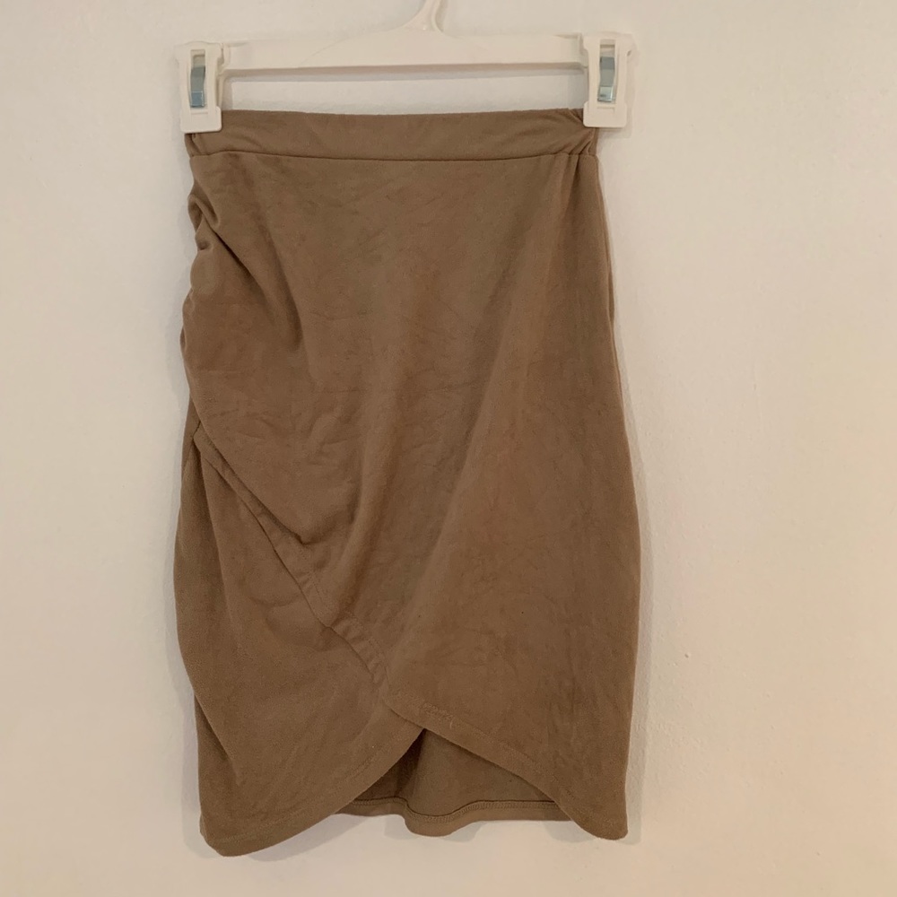 Suede Charlotte Russe Skirt